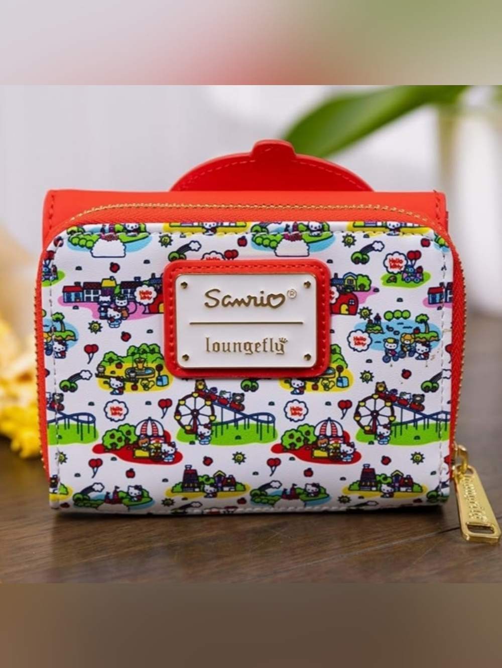Loungefly Sanrio Mini Backpack Hello Kitty Town & Carnival Flap Wallet Kawaii - Picture 10 of 14